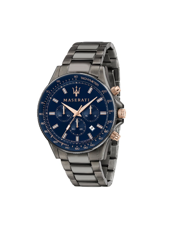Maserati - Maserati Men's Sfida Collection Stainless Steel Grey PVD Watch with Stainless Steel Bracelet - R8873640001 - Image 1