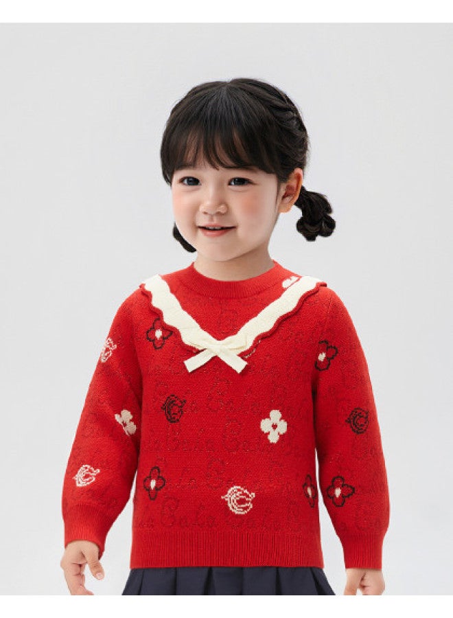 balabala Girls' Sweater - Stylish Spring/autumn Fashion - Image 1