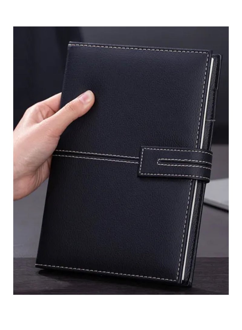 Deli دفتر ملاحظات تنفيذي للأعمال بحجم A5، غلاف مقوى، 120 ورقة - Image 3