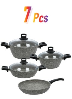 ALBERTO 7 Piece Granite Cookware Set  - Image 1