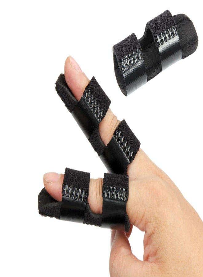 NUDFSY 2Pcs Finger Splint, Thumb Support For Pain Relief, Finger Protector Support For Basketball Player Volleyball Player, Athletes, Splint For Finger Pain Relief - Image 1