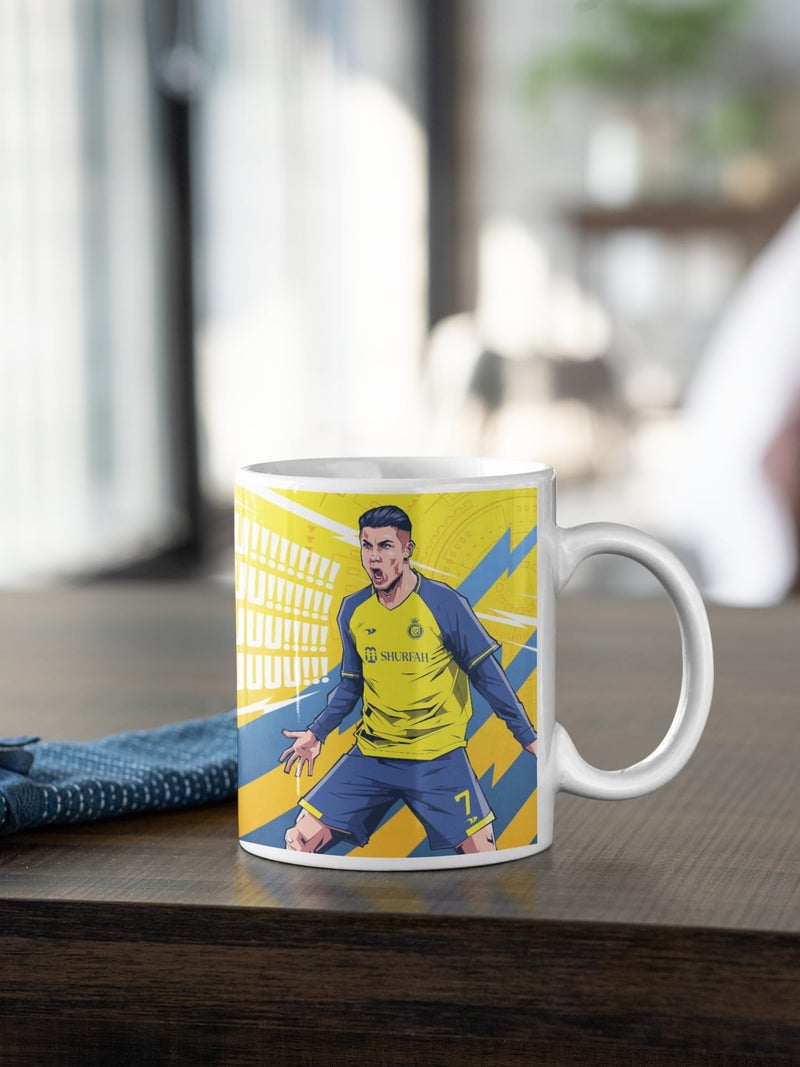 SINCE 7 STORE NASSR Goat Mug for Gifting/for Football Fans/for Fans 350ml - Image 2