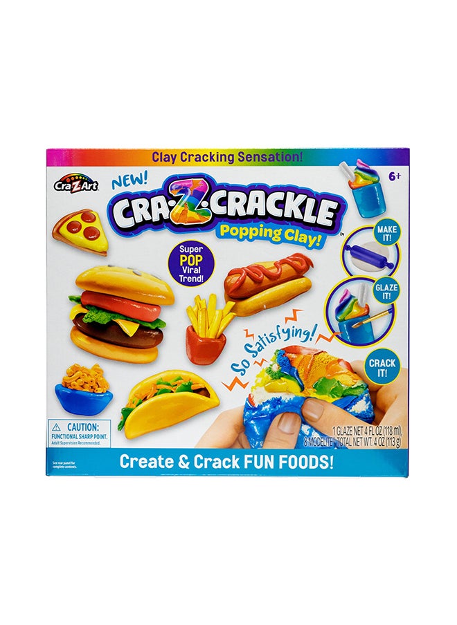 Cra-Z-Crackle - Clay Create And Crack Fun Foods Popping Clay - Image 1