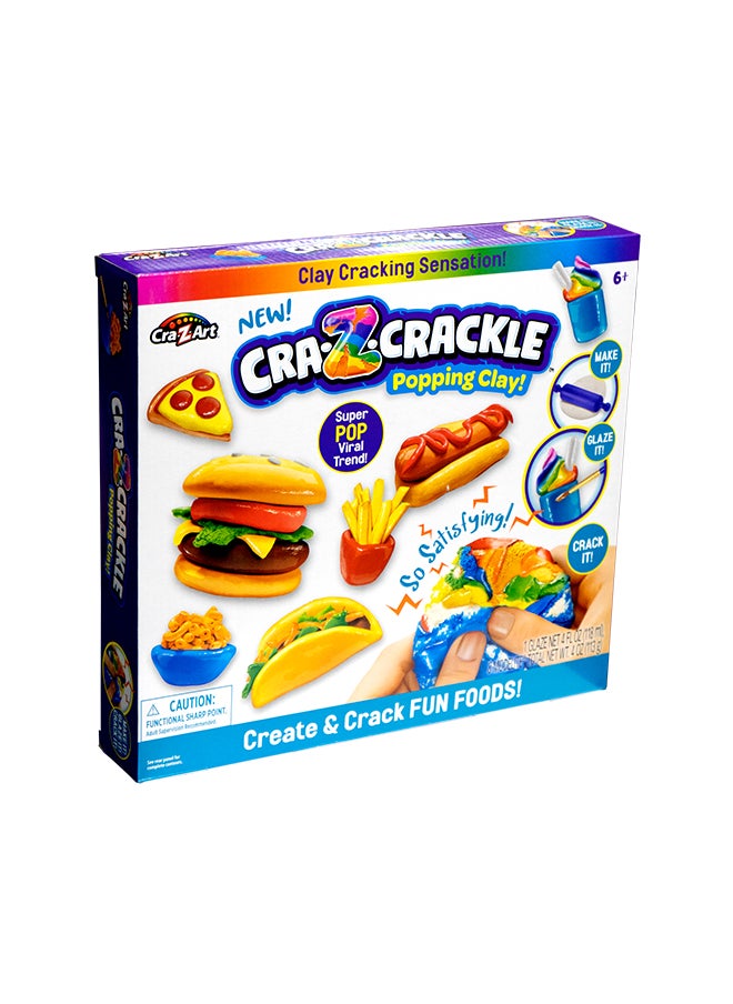 Cra-Z-Crackle - Clay Create And Crack Fun Foods Popping Clay - Image 1