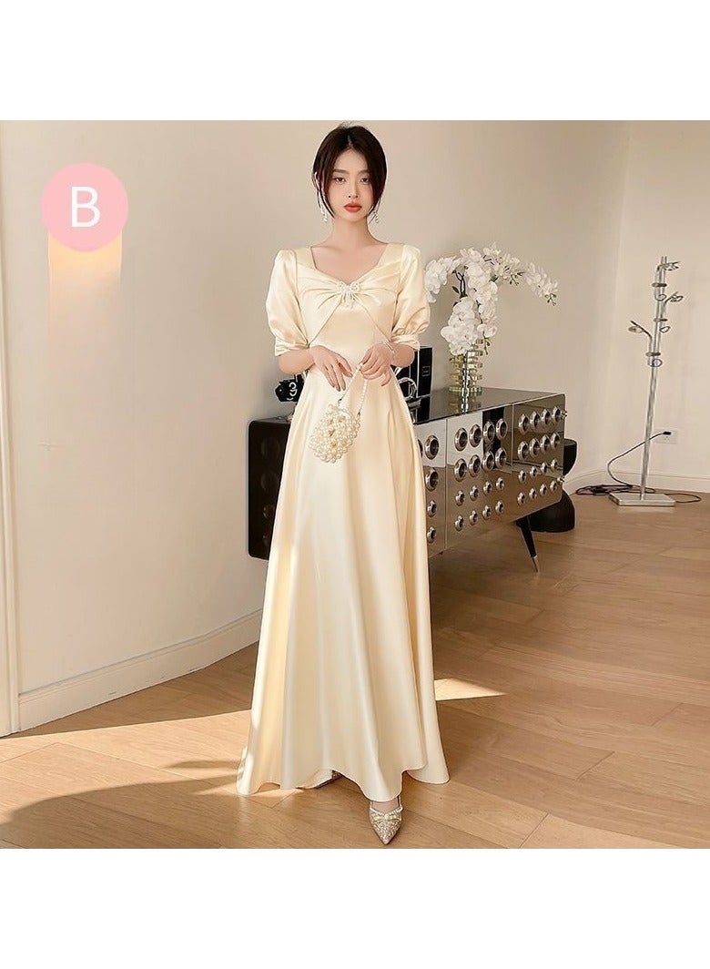 KUYING New Fashionable and Elegant Bridesmaid Dress  - Image 1