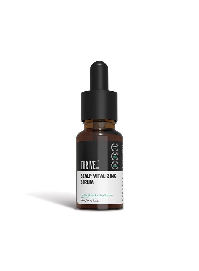 ThriveCo Scalp Vitalizing Serum | Tightens Scalp Skin, Combats Inflammation, Gives Hydration, Prevents Hair Breakage & Promotes Hair Growth & Strength | For Men & Women | Travel-Friendly (10 ml) - Image 1