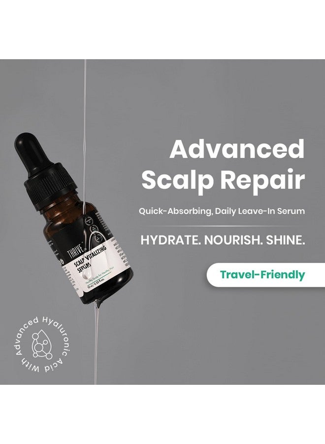 ThriveCo Scalp Vitalizing Serum | Tightens Scalp Skin, Combats Inflammation, Gives Hydration, Prevents Hair Breakage & Promotes Hair Growth & Strength | For Men & Women | Travel-Friendly (10 ml) - Image 2