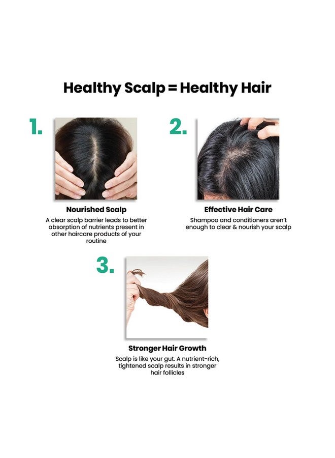 ThriveCo Scalp Vitalizing Serum | Tightens Scalp Skin, Combats Inflammation, Gives Hydration, Prevents Hair Breakage & Promotes Hair Growth & Strength | For Men & Women | Travel-Friendly (10 ml) - Image 3