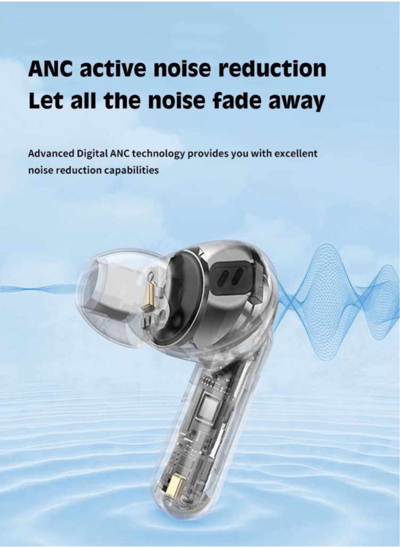 Lenyes - Lenyes Air98 ANC+ENC Wireless Earbuds with Superior Sound, Stable Connection, Double Noise Reduction, Excellent for Calls - Image 1