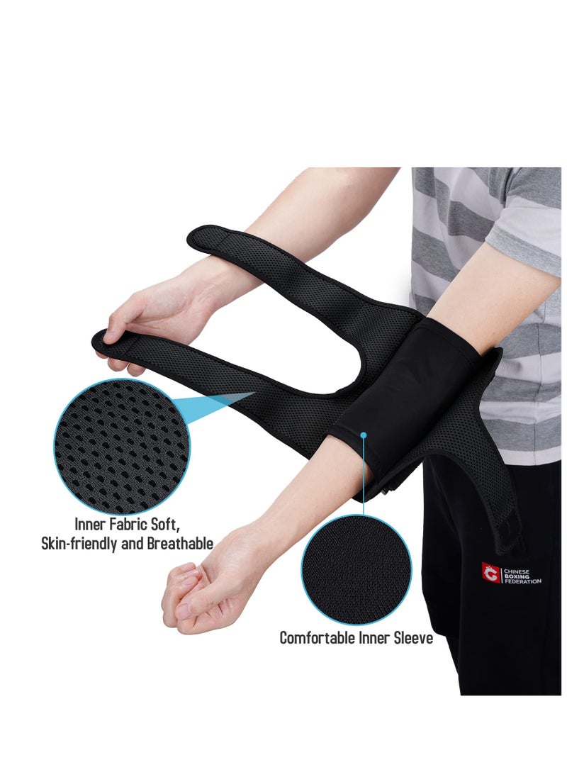 Generic - Elbow Brace, Comfortable Night Elbow Support, Adjustable Elbow Stabilizer, for Sleep Elbow Splint, with 2 Removable Metal Splints for Cubital Tunnel Syndrome, Tendonitis, Ulnar Nerve, Tennis - Image 1
