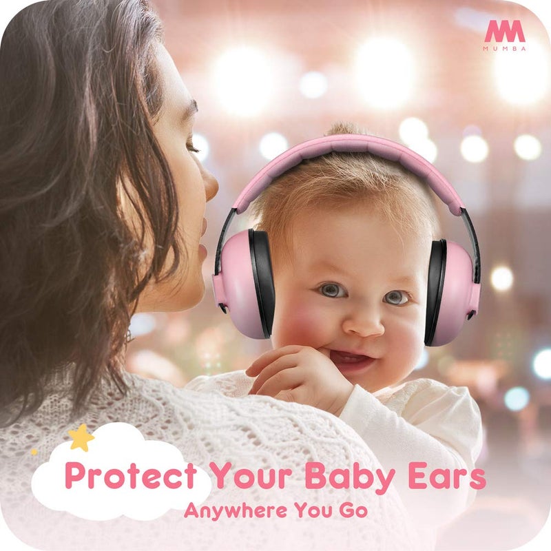 Mumba Baby Ear Protection Noise Cancelling Headphones for Babies and Toddlers Baby Earmuffs - Ages 3-24+ Months - Image 3