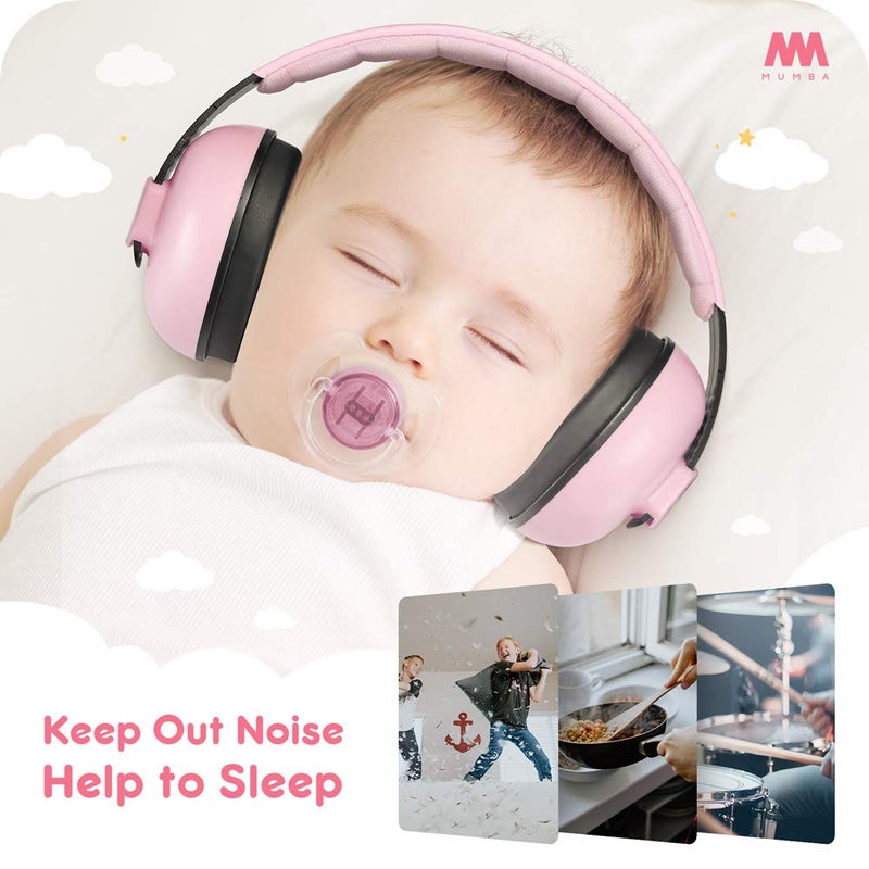 Mumba Baby Ear Protection Noise Cancelling Headphones for Babies and Toddlers Baby Earmuffs - Ages 3-24+ Months - Image 4