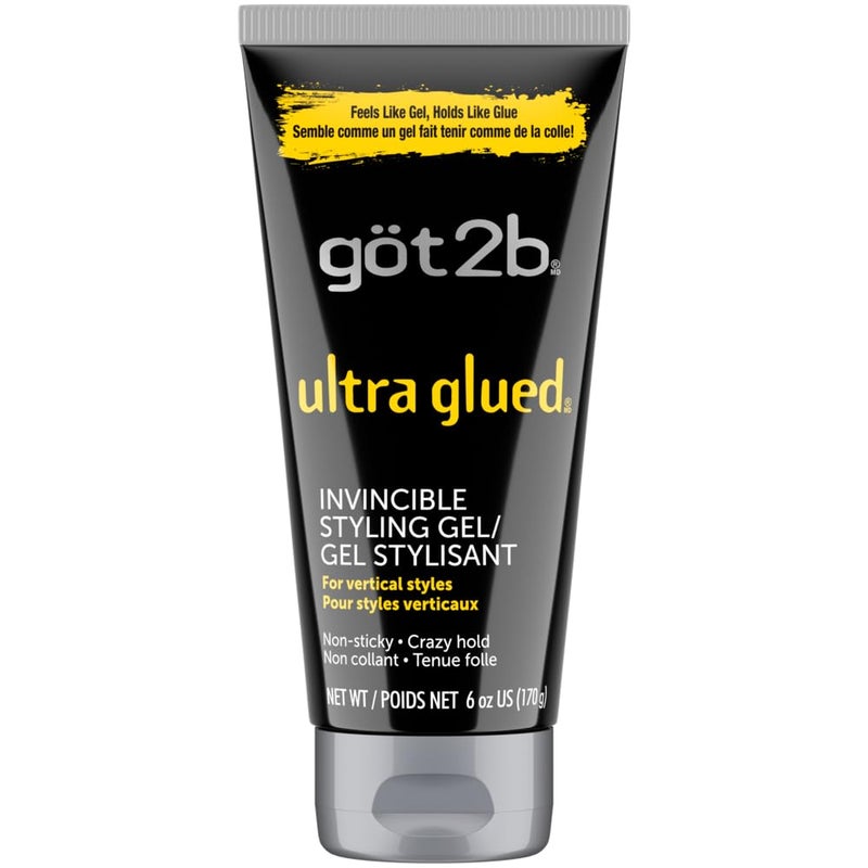 Got2b Ultra Glued Invincible Styling Hair Gel, 6 Ounce