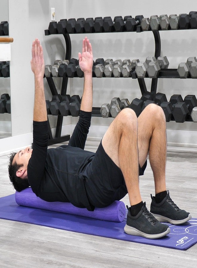 او بي تي بي (كثافة قياسية) - أسطوانة تدليك إسفنجية OPTP PRO-ROLLER مقاس 36 بوصة × 4 بوصات - للتدليك، والتمدد، واللياقة البدنية، واليوغا، وتمارين البيلاتس - كثافة قياسية أو ناعمة - Image 2