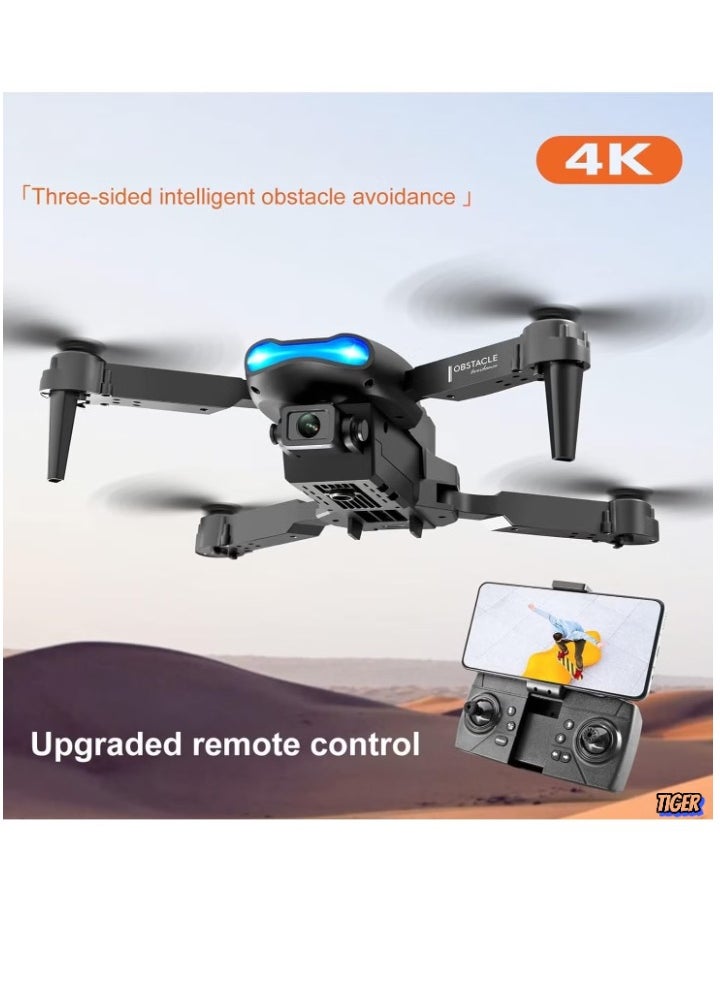 TIGER E99 Drone with Dual Camera – Foldable Remote Control Aircraft for Adults, WiFi FPV Live Video, HD Aerial Photography, Easy to Fly, Compact Design, Perfect for Beginners and Experienced Pilots  - Image 1