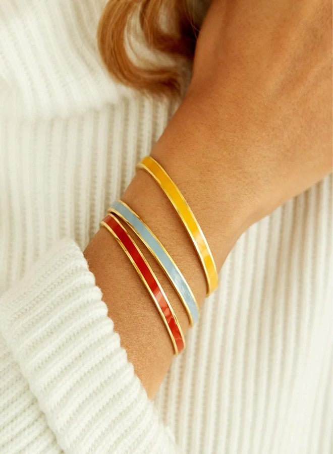 BlingNook Let Them Motivational Color Bangle, Stainless Steel Self Worth Inspirational Cuff Bracelets with Hidden Message Engraved Friendship Bracelet Jewelry Gift for Women Sorority Sisters Friends(Gold Green) - Image 2