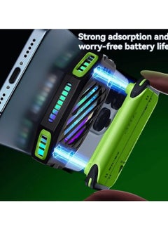Generic X111 Mobile Phone Magnetic Semiconductor Cooling Fan Radiator with 1800 mAh Power Bank  - Image 2