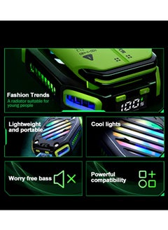 Generic X111 Mobile Phone Magnetic Semiconductor Cooling Fan Radiator with 1800 mAh Power Bank  - Image 4