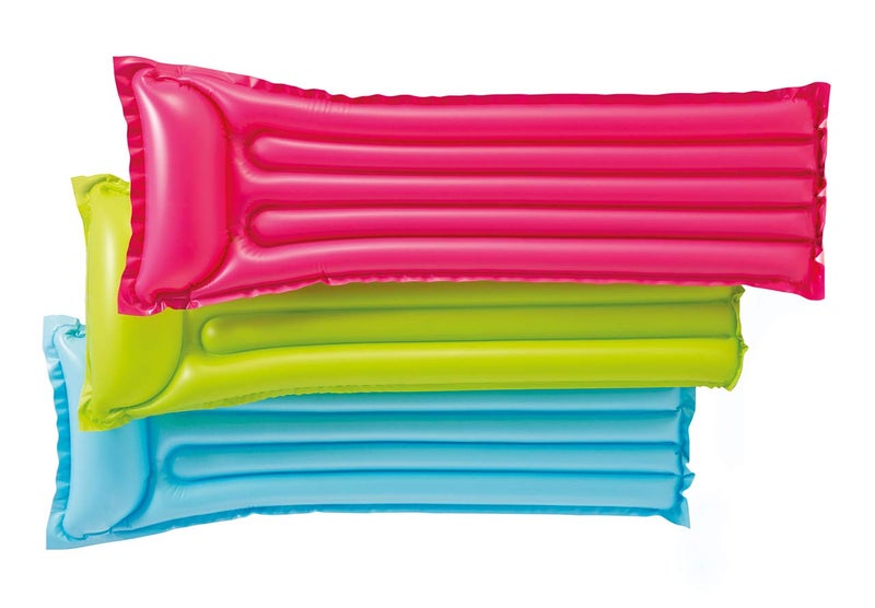 Intex Mat Relax-a-mat Float Water Swim Green Pool Lake Raft Tube Flotation -Set of 2 - Image 1