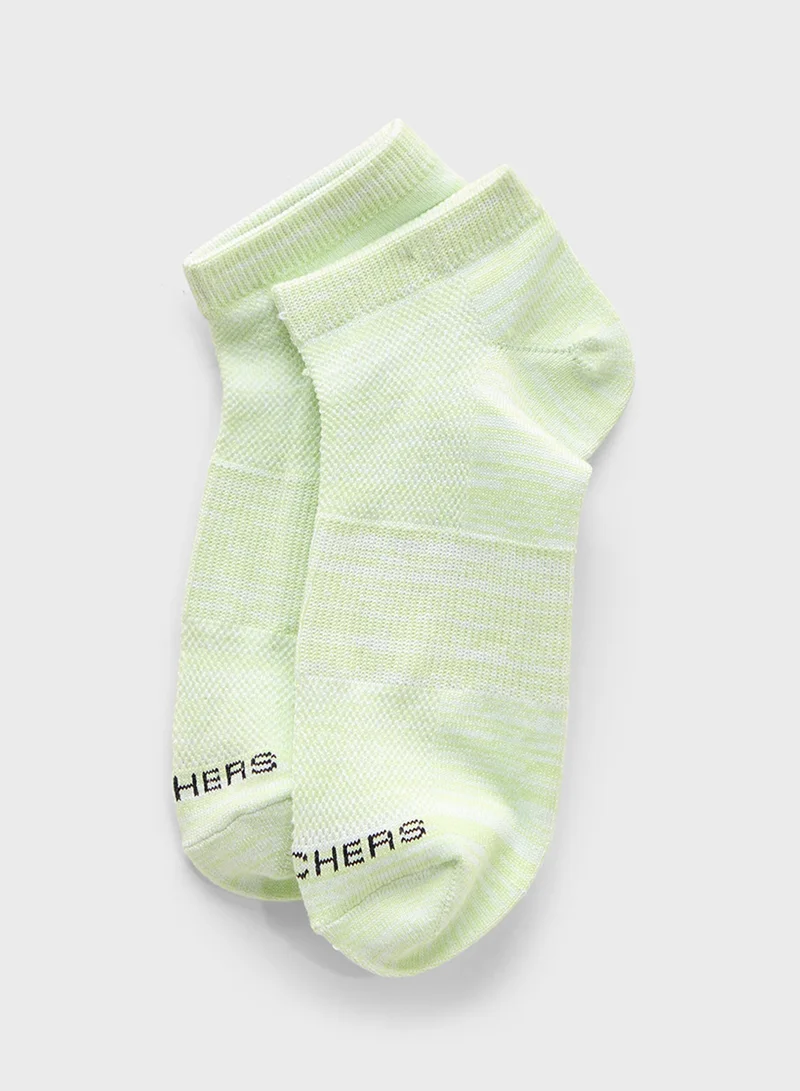 SKECHERS 5 Pack Non Terry No Show Socks