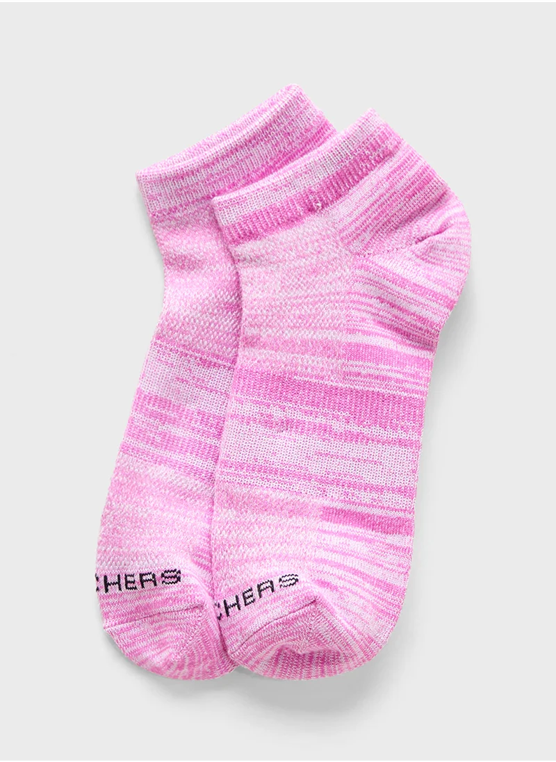 سكتشرز 5 Pack Non Terry No Show Socks