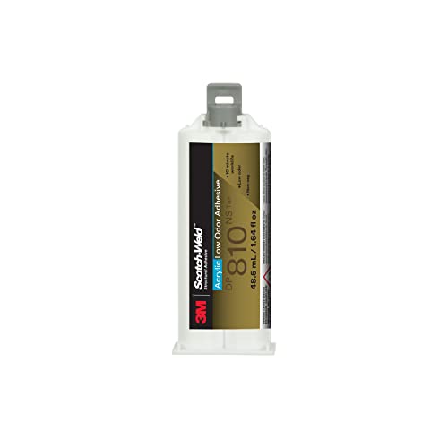 3M Scotch-Weld Low Odor Acrylic Adhesive DP810NS, Tan, 48.5 mL Duo-Pak - Image 5
