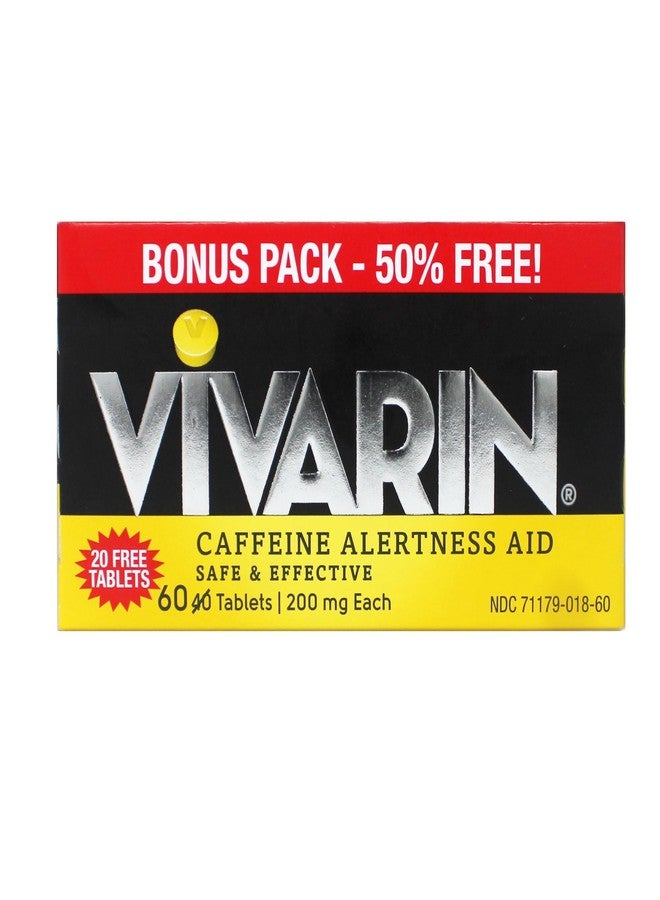 Vivarin Caffeine Pills 200mg Caffeine per Dose, Safe and Effective, Helps You Stay Awake, Energy Supplement, 60 Tablets - Image 3