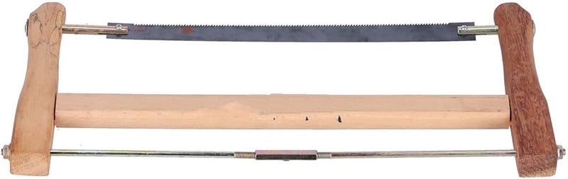 Teakwood Frame Saw 580mm Portable Hand Bow Wood Cutting Tool with Replacement Blade - Image 1