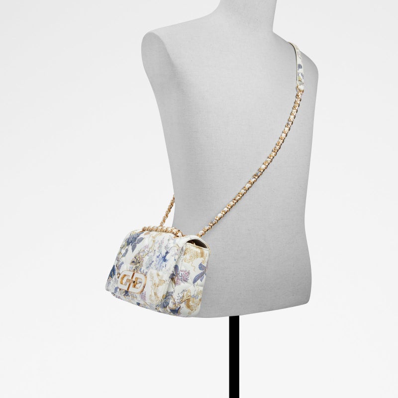 ALDO Nanali Printed Crossbody Bag With Chain Strap - Image 4