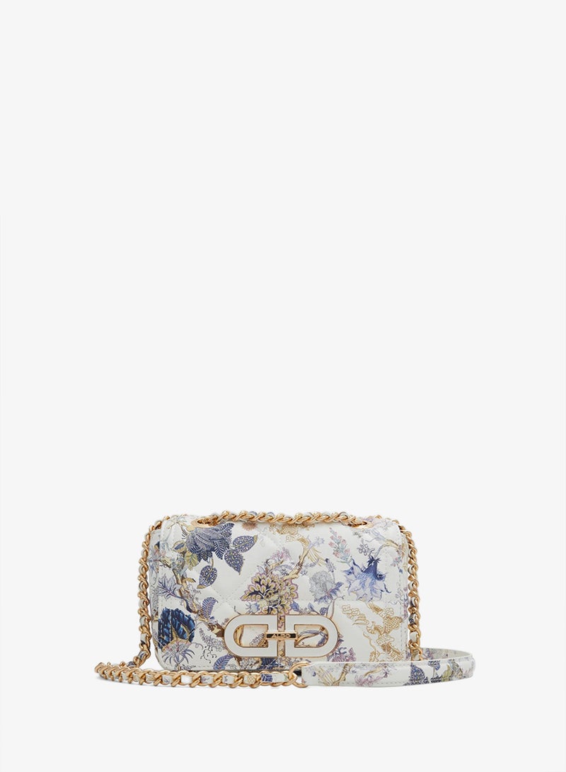 ALDO Nanali Printed Crossbody Bag With Chain Strap - Image 1