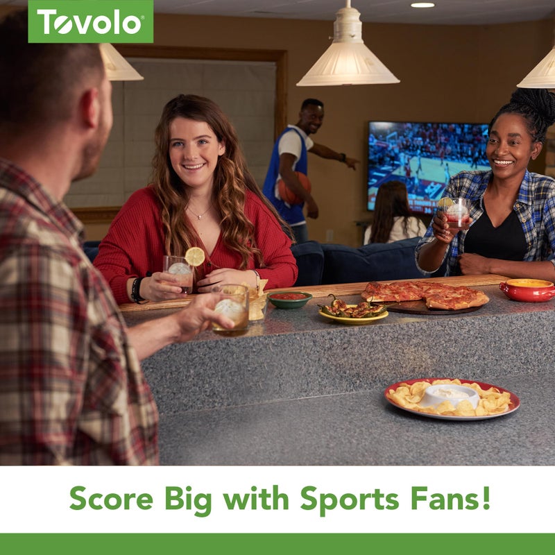 Tovolo Basketball Shaped Ice Molds, Set of 2 - Large Ice Mold Gift Set - Sports Themed Unique Ice Mold Chills Drinks - Odor-Free Freezer Storage, Dishwasher-Safe with Silicone Plunger - Image 5