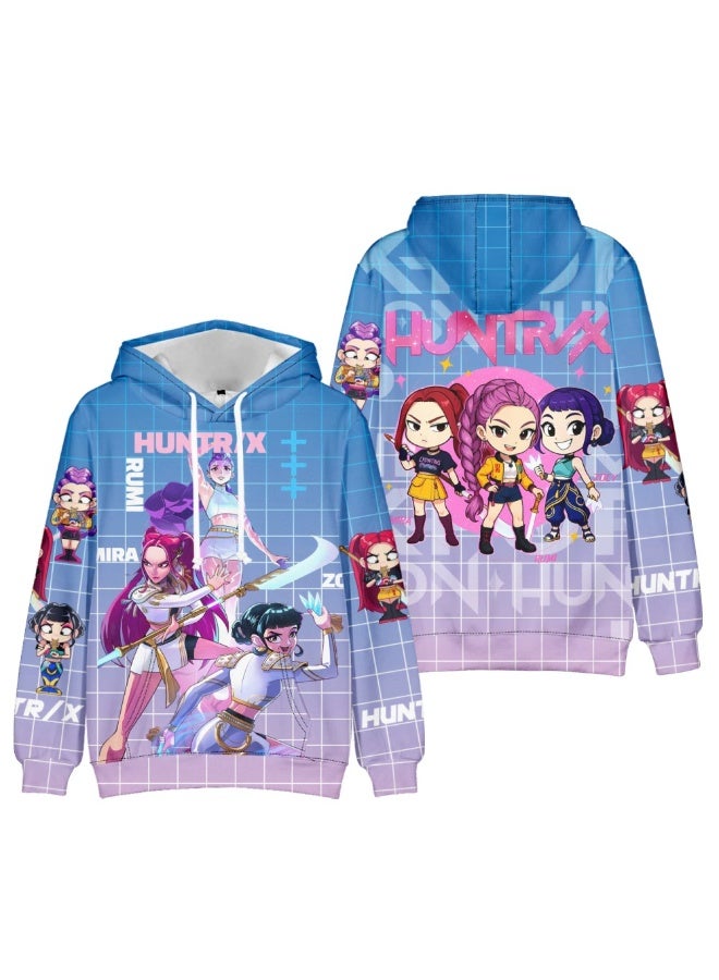 general KPop Demon Hunters3D digital printing Hooded sweater gift for family and friends - Image 1