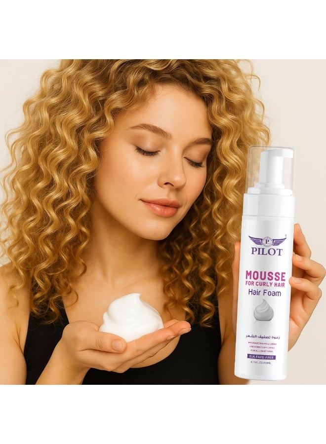 بايلوت موس تجعيد الشعر بايلوت 200 مل – رغوة خفيفة لتحديد التموجات - Image 1