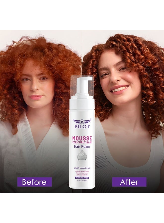 بايلوت موس تجعيد الشعر بايلوت 200 مل – رغوة خفيفة لتحديد التموجات - Image 4