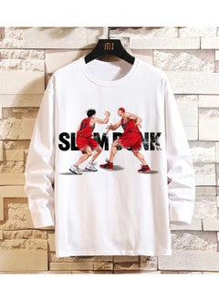 KUYING New Slam Dunk Master Loose Casual Long Sleeve Bottom Shirt  - Image 1