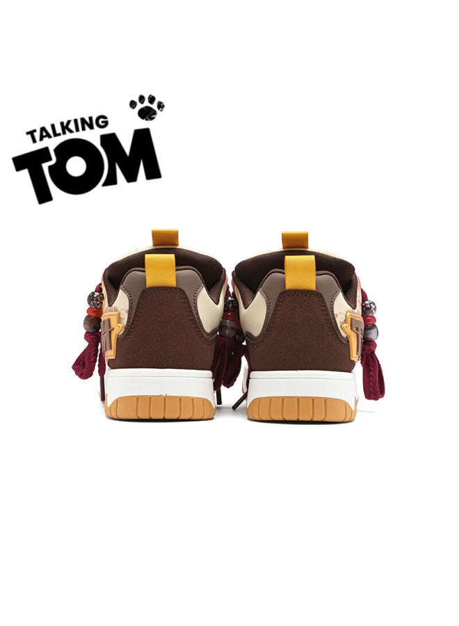 Talking Tom Cat  Autumn Winter New Lucky Charm Student Sneakers Uni Casual Shoes Caramel Brown Size 37 - Image 5