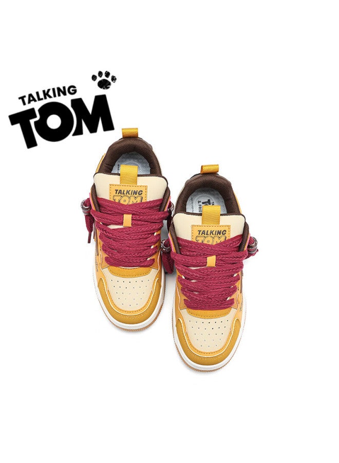 Talking Tom Cat  Autumn Winter New Lucky Charm Student Sneakers Uni Casual Shoes Caramel Brown Size 37 - Image 4