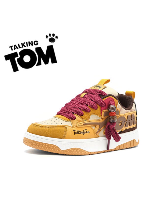 Talking Tom Cat  Autumn Winter New Lucky Charm Student Sneakers Uni Casual Shoes Caramel Brown Size 37 - Image 3
