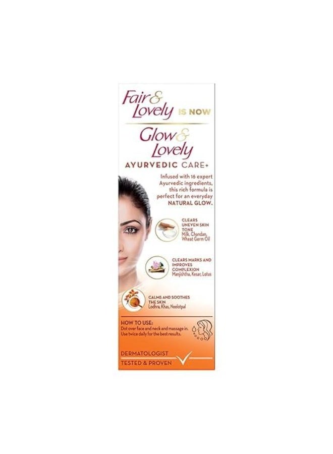 Glow & Lovely Natural Face Cream Ayurvedic Care+, 50 g - Image 1