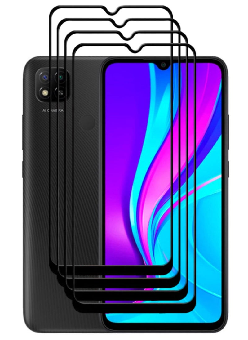 ACLIX 4 Pieces Antistatic ESD Dustproof Premium Quality High Definition Tempered Glass Screen Protector Designed For Xiaomi Redmi 9C - Image 1