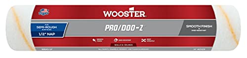 WOOSTER Brush RR643-14 Pro/Doo-Z Shed Resistant Paint Roller, 1/2 in Nap, 14 in L, Woven Fabric Cover, 14 Inch - Image 1