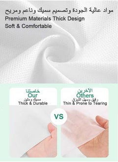 Anawnas 4 Piece Travel Disposable Bedding Set with Portable Disposable Bed Sheet, 2 Pillowcases, Quilt Cover, Disposable Fitted Sheets Travel Bedding Cover for Hotel  - Image 2