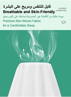 Anawnas 4 Piece Travel Disposable Bedding Set with Portable Disposable Bed Sheet, 2 Pillowcases, Quilt Cover, Disposable Fitted Sheets Travel Bedding Cover for Hotel  - Image 4