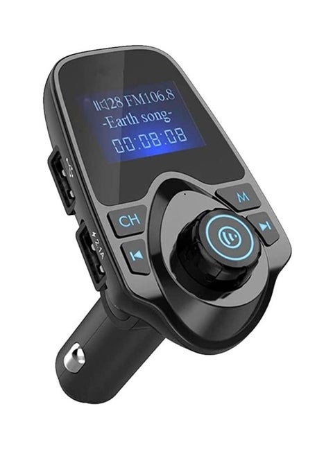 FM Transmitter, T11 Bluetooth FM Transmitter, Hands-free Calling, USB Car Charger, Car MP3 Player Kit With Multi Music Play Modes, 1.44 Inch Screen Display