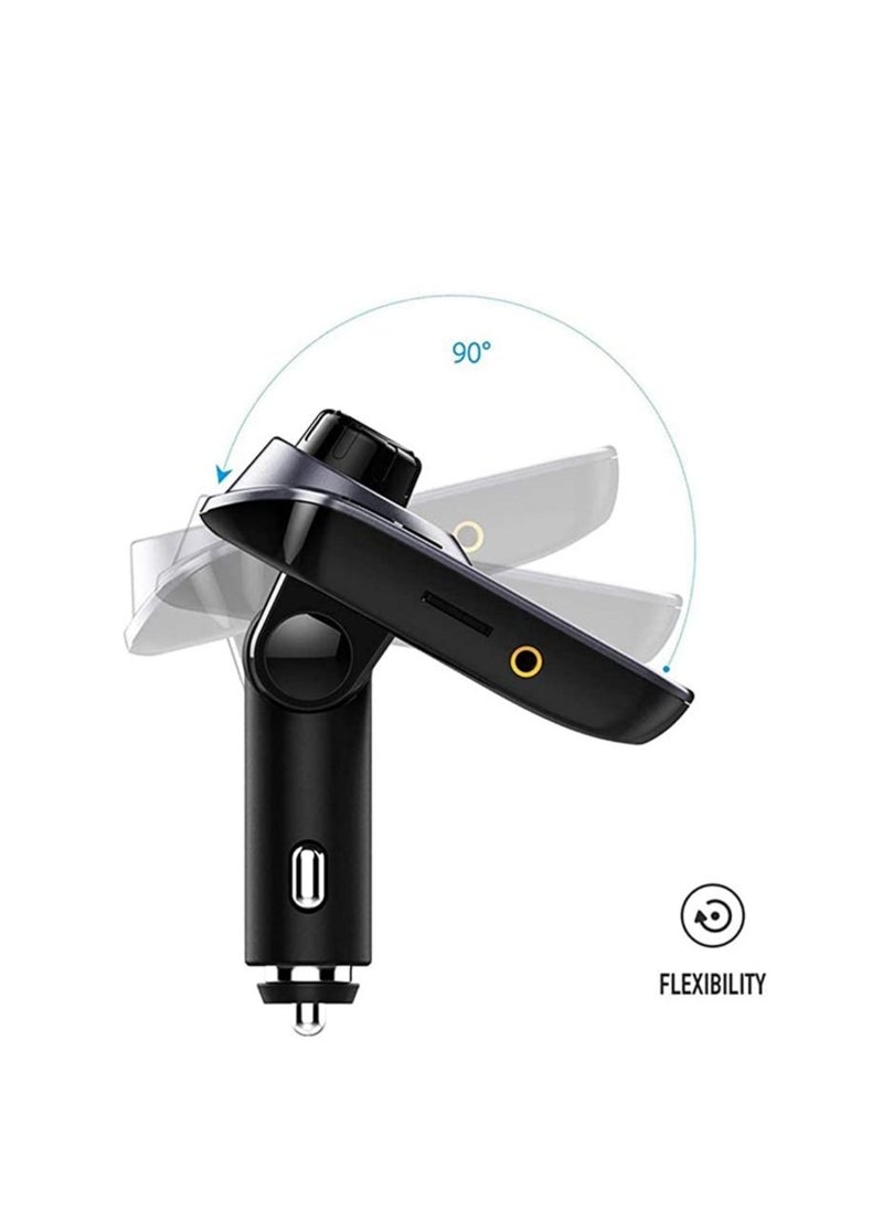 Generic - FM Transmitter, T11 Bluetooth FM Transmitter, Hands-free Calling, USB Car Charger, Car MP3 Player Kit With Multi Music Play Modes, 1.44 Inch Screen Display - Image 1