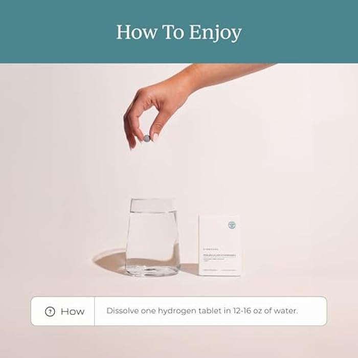 CYMBIOTIKA H2 Molecular Hydrogen Water Tablets with Magnesium, Energy Boost, Gluten Free, Keto Antioxidant Drink, Fast Dissolving Supplements, Helps Fight Inflammation & Stress 30 Tablets, 12 ppm - Image 5