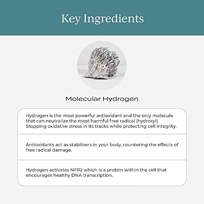 CYMBIOTIKA H2 Molecular Hydrogen Water Tablets with Magnesium, Energy Boost, Gluten Free, Keto Antioxidant Drink, Fast Dissolving Supplements, Helps Fight Inflammation & Stress 30 Tablets, 12 ppm - Image 3