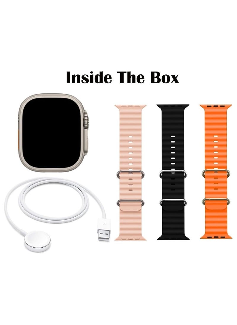 Telzeal - Telzeal TC5G Smart Watch with Full Netcom ConnectivitySim Slot 3 Pair Straps and Wireless Charger Designed For Ladies and Gents - Image 1