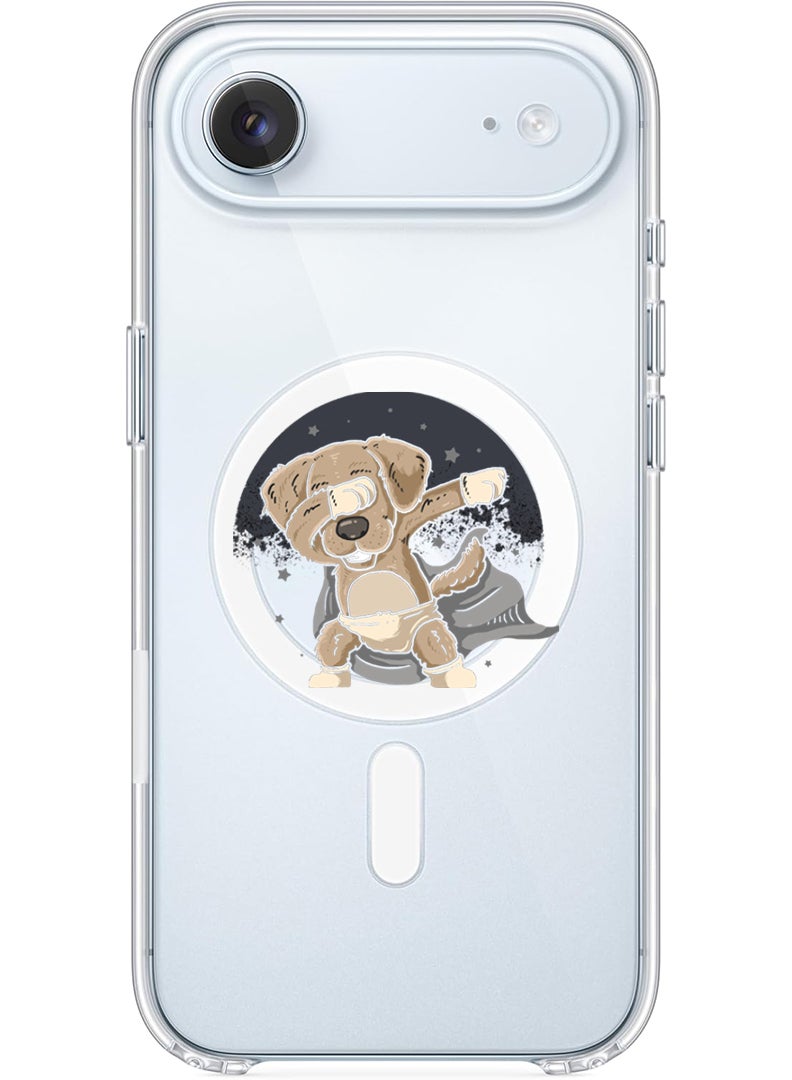 Theodor Magnetic Case for Apple iPhone 17 Air Compatible with MagSafe Wireless Charging, Shockproof Phone Bumper Cover - dab dog - Image 1