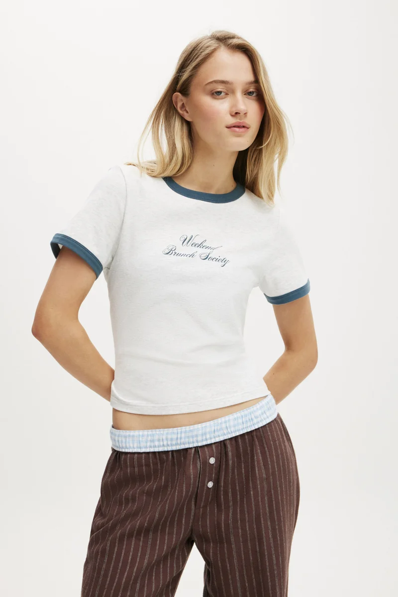 Body DREAMY SOFT RINGER BABY TEE